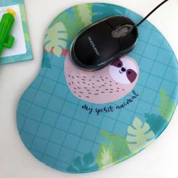 Mousepad Oval com apoio